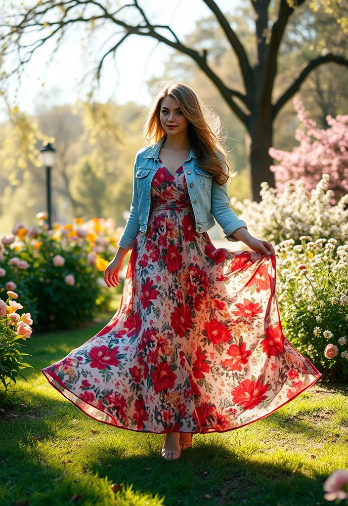 15 Spring Fashion Looks That Will Have Everyone Asking 'Where Did You Get That?' - 1. Floral Maxi Dresses: Effortless Elegance