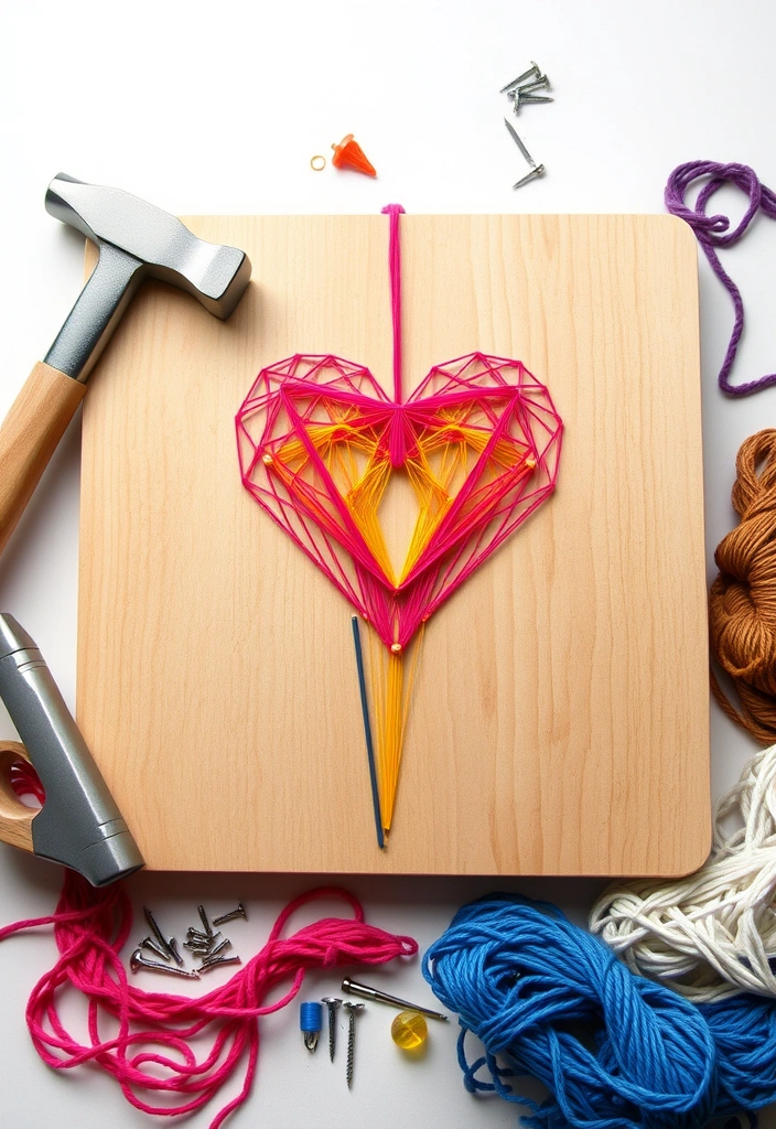 16 Relaxing Art Projects for Adults That’ll Help You Unwind (Your Inner Artist Will Thank You!) - 6. String Art