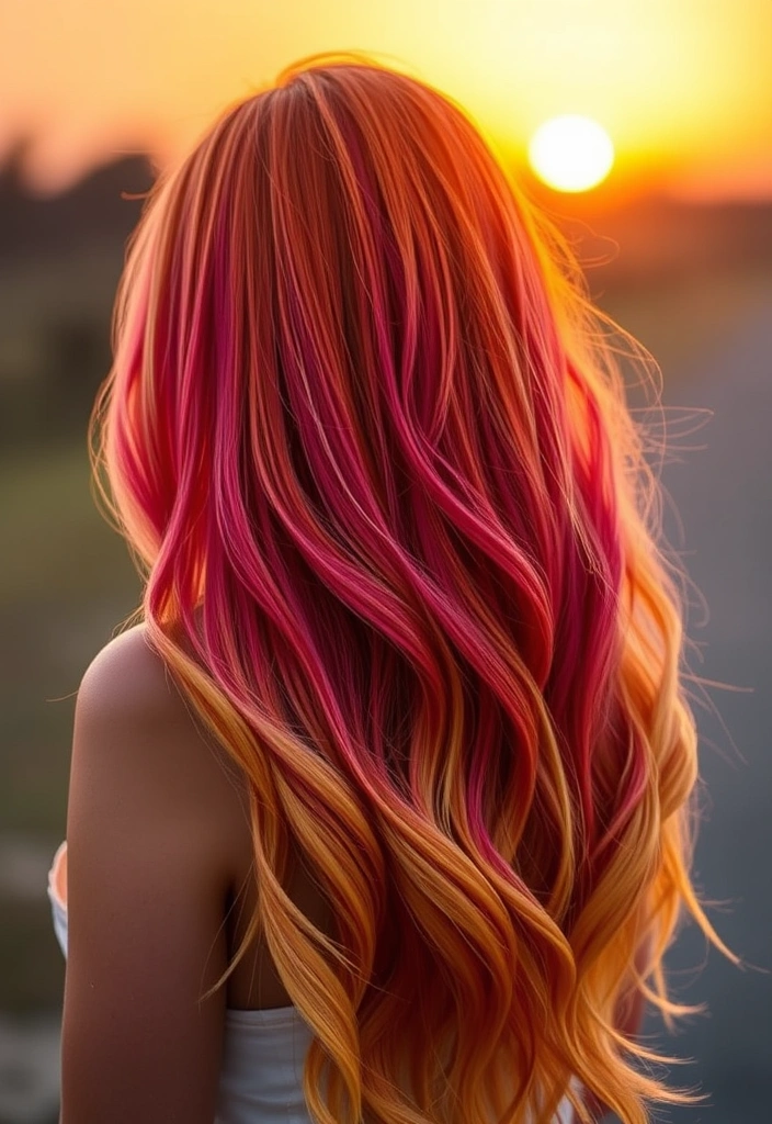 14 Hair Color Trends That Will Make You Want to Book Your Next Appointment ASAP! - 9. Sunset Ombre