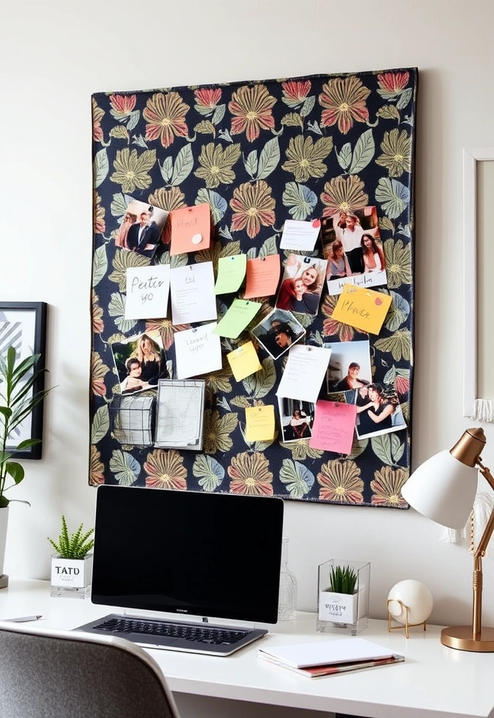 DIY Home Decor Projects That'll Transform Your Space Without Breaking the Bank - Fabric-Covered Bulletin Board