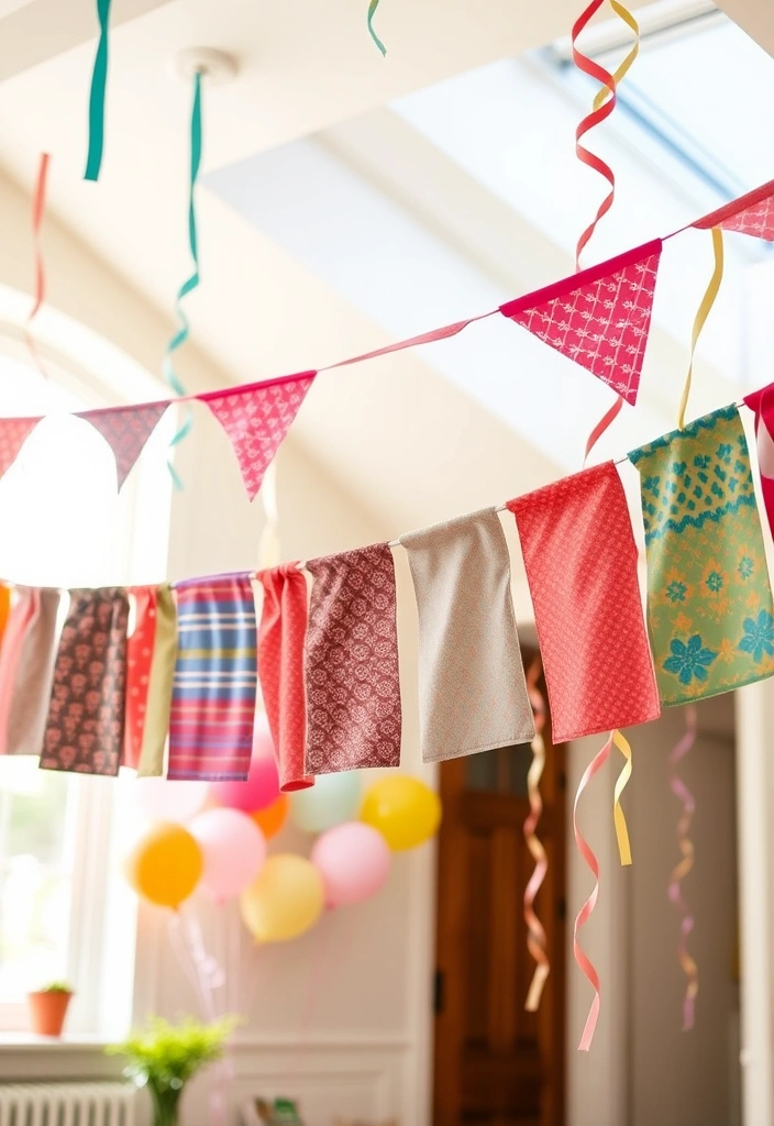 15 Easy Sewing Crafts for Beginners That'll Boost Your Confidence (You Can Do #7 in an Hour!) - 5. Cute Fabric Bunting