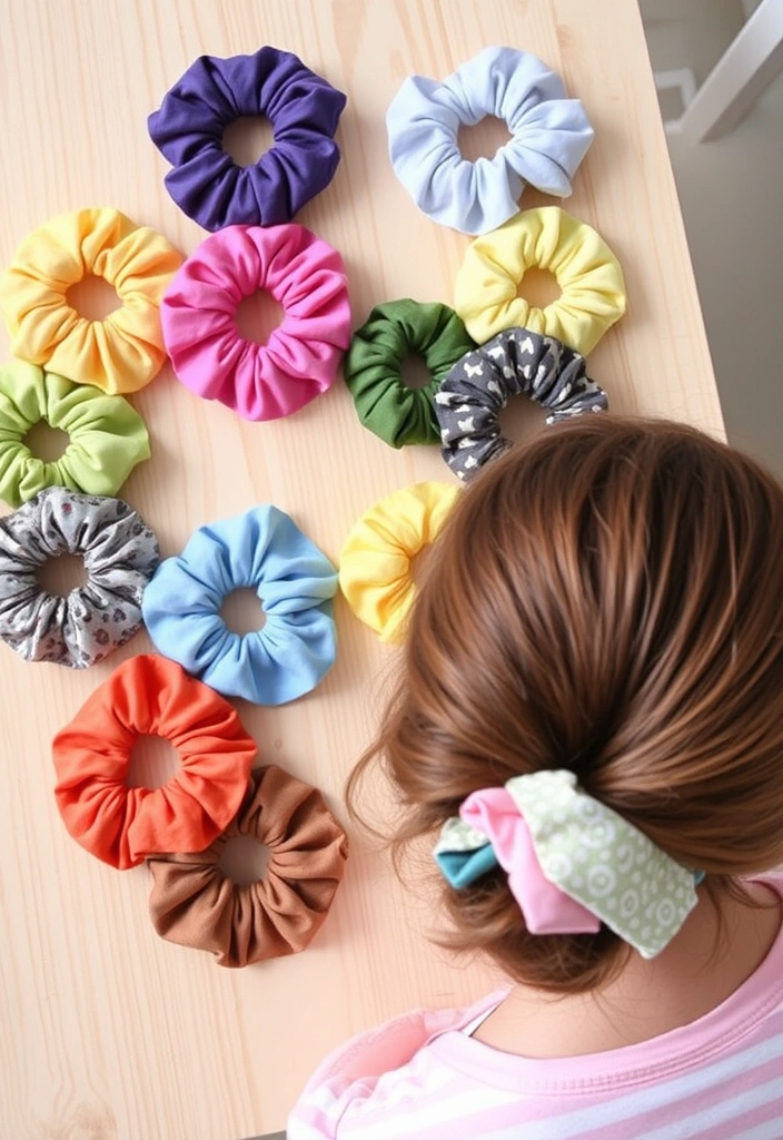 15 Easy Sewing Crafts for Beginners That'll Boost Your Confidence (You Can Do #7 in an Hour!) - 6. Simple Scrunchies