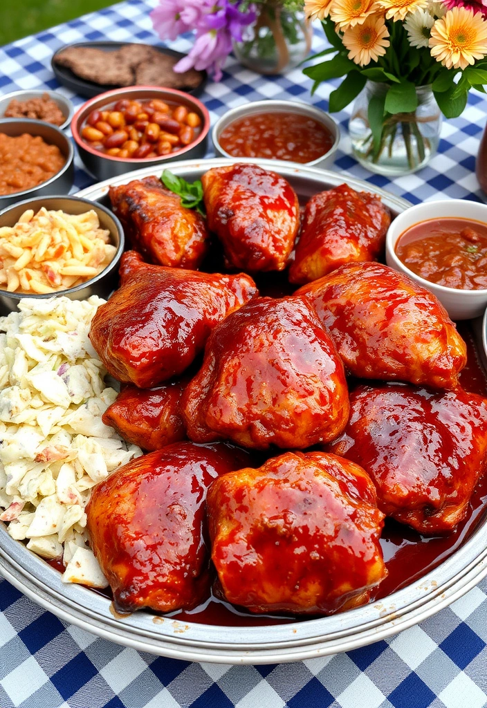 20 Flavorful Slow Cooker Recipes That Make Dinner a No-Brainer (Your New Favorite Is #9!) - 6. BBQ Chicken Thighs