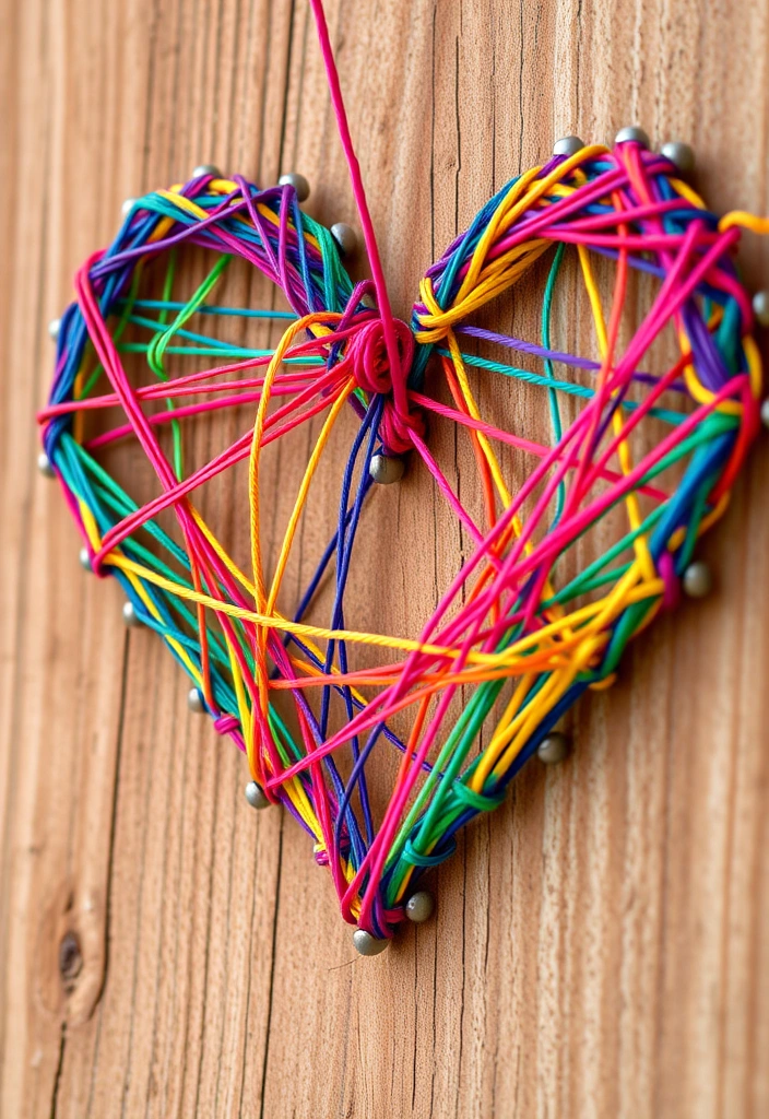Inspiring Art Craft Ideas: DIY String Art