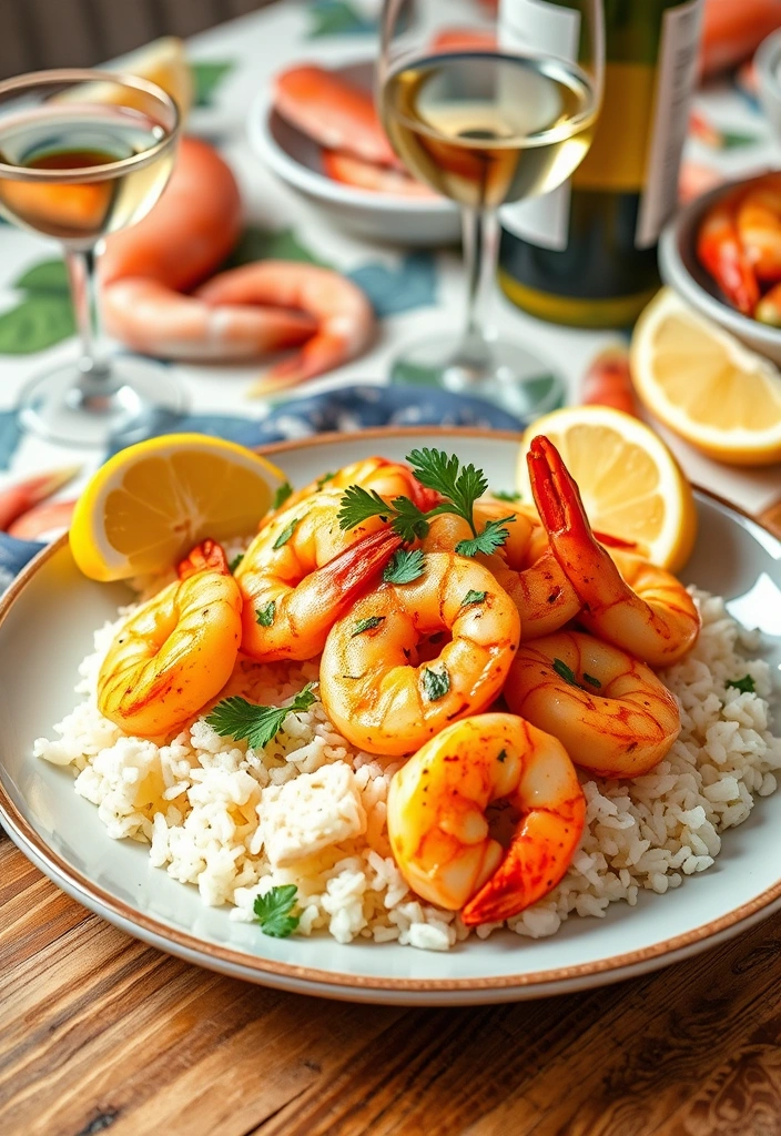 20 Flavorful Slow Cooker Recipes That Make Dinner a No-Brainer (Your New Favorite Is #9!) - 13. Garlic Butter Shrimp and Rice
