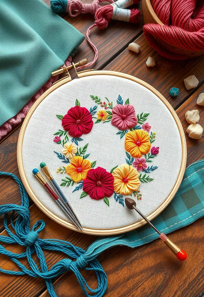 Embroidered Wall Art