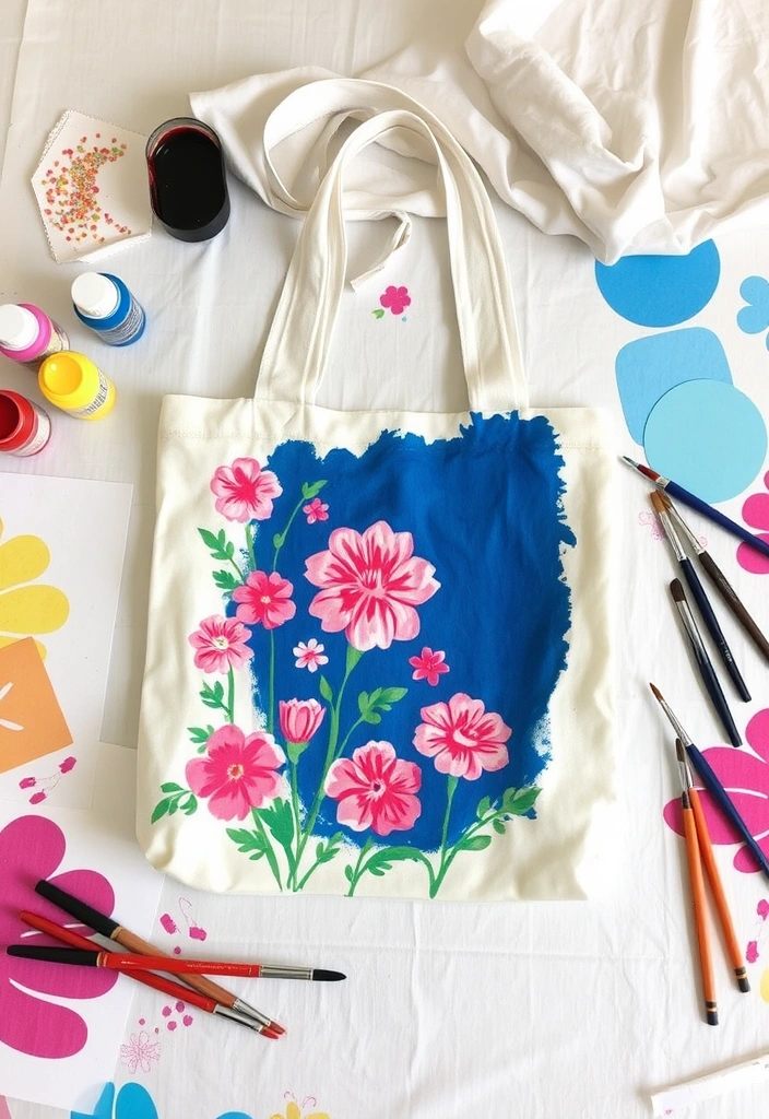 16 Relaxing Art Projects for Adults That’ll Help You Unwind (Your Inner Artist Will Thank You!) - 12. Fabric Painting