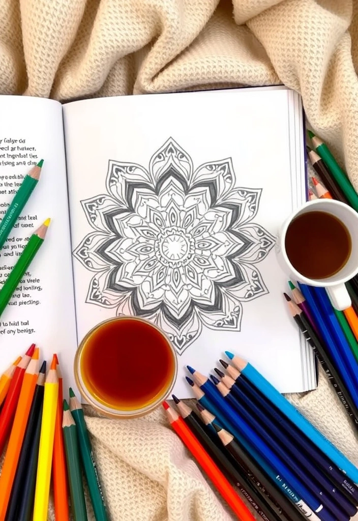 16 Relaxing Art Projects for Adults That’ll Help You Unwind (Your Inner Artist Will Thank You!) - 4. Adult Coloring Books