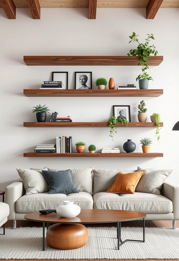 25 Mind-Blowing DIY Projects That'll Transform Your Home on a Budget! - 2. DIY Floating Shelves