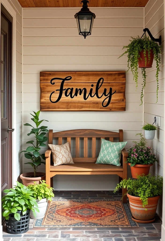 25 Mind-Blowing DIY Projects That'll Transform Your Home on a Budget! - 9. Rustic Wood Sign Decor