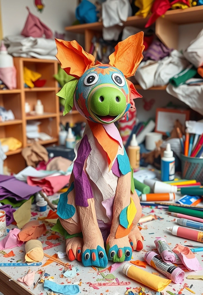 16 Relaxing Art Projects for Adults That’ll Help You Unwind (Your Inner Artist Will Thank You!) - 13. Paper Mache Sculptures