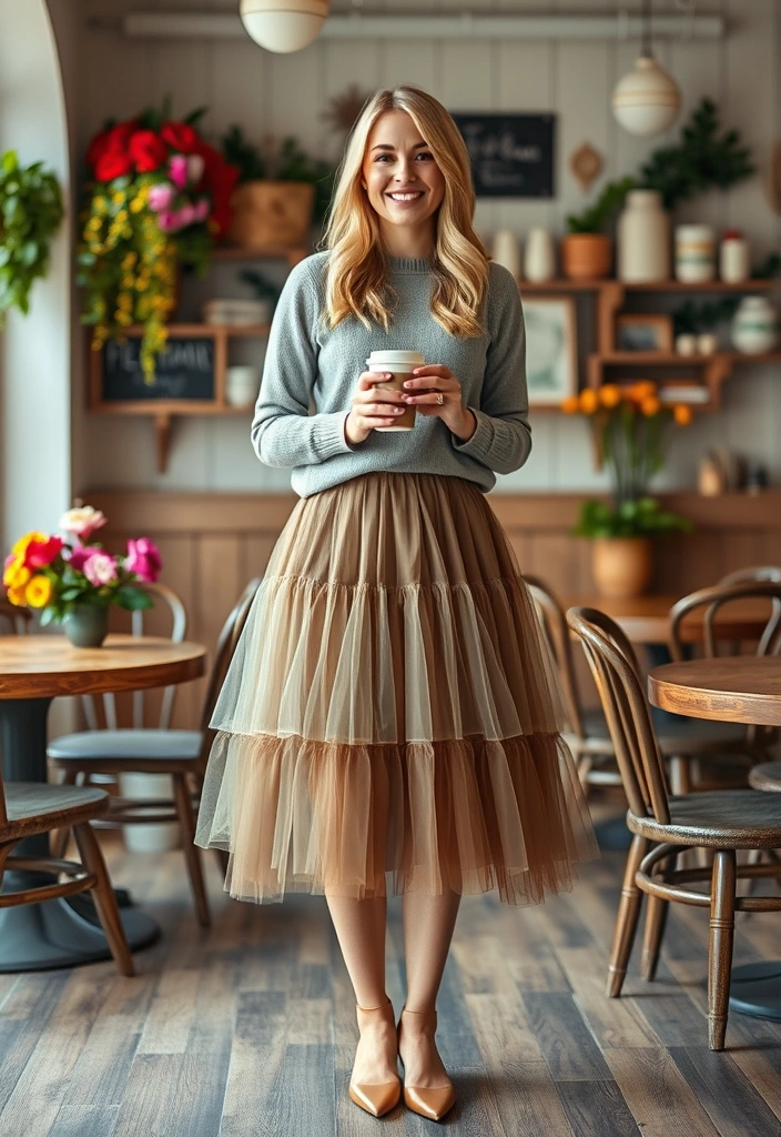 15 Spring Fashion Looks That Will Have Everyone Asking 'Where Did You Get That?' - 3. Layered Midi Skirts: Playful Versatility