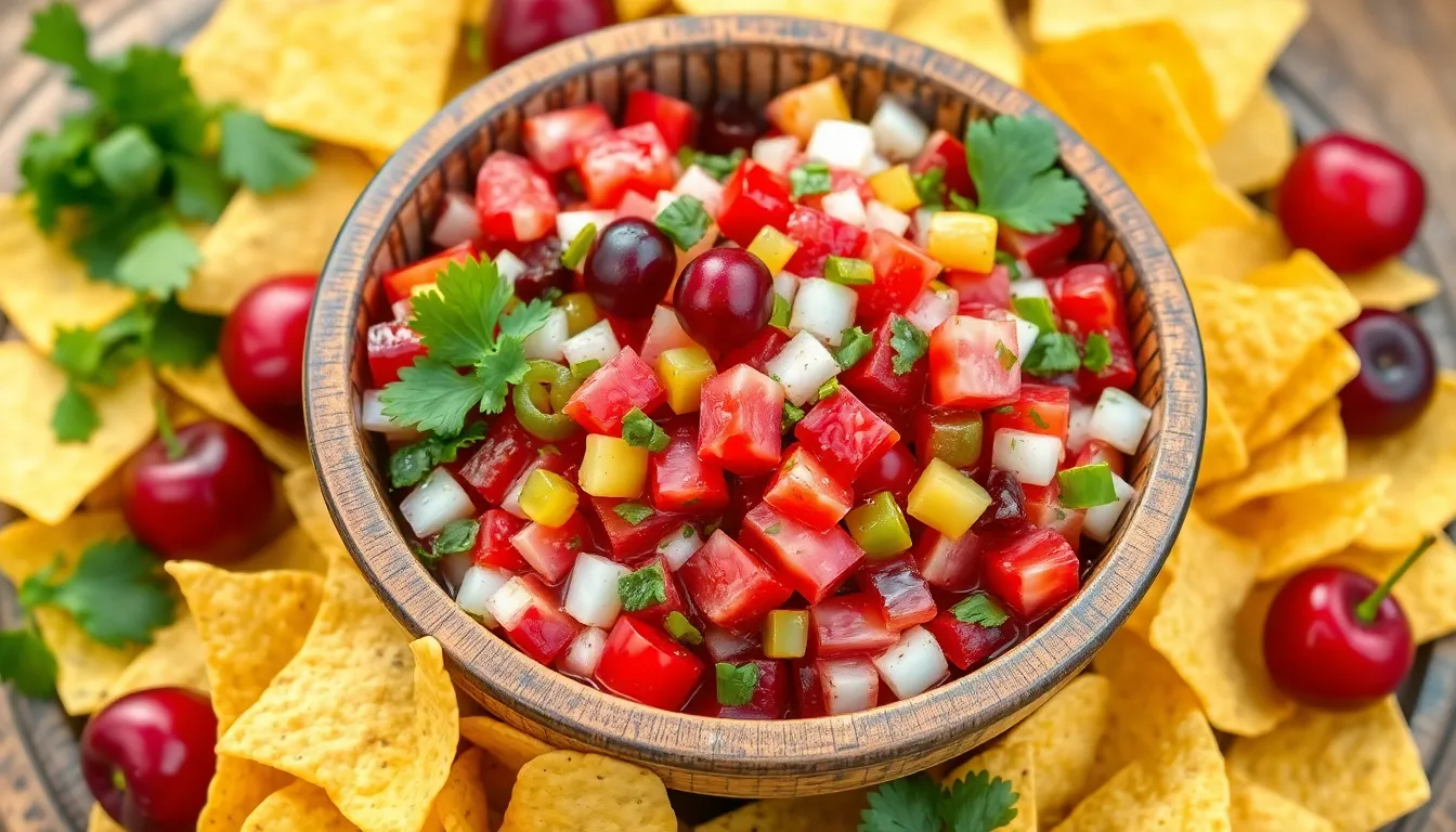 Easy Cherry Salsa
