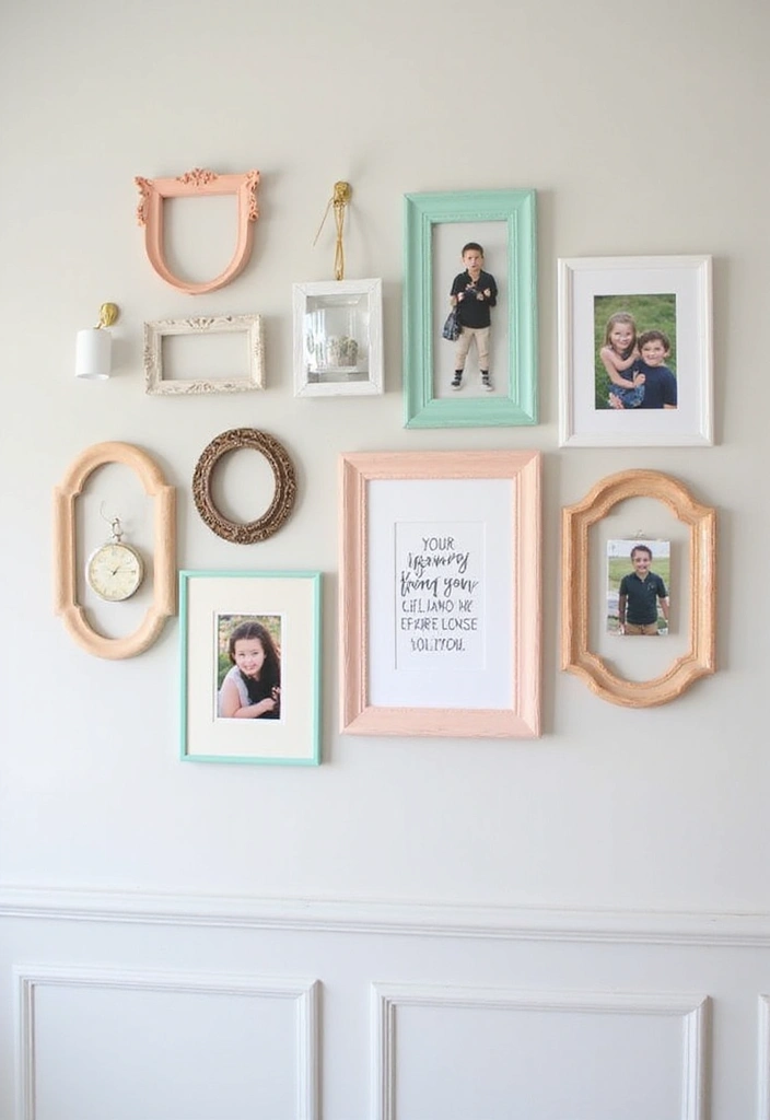 16 DIY Spring Cleaning Decor Hacks That Will Revitalize Your Home! - 7. Reimagined Picture Frames