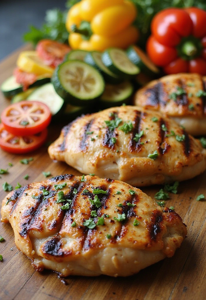 15 Quick and Easy Spring Meal Prep Ideas That'll Transform Your Weeknight Dinners! - 3. Herb-Infused Grilled Chicken