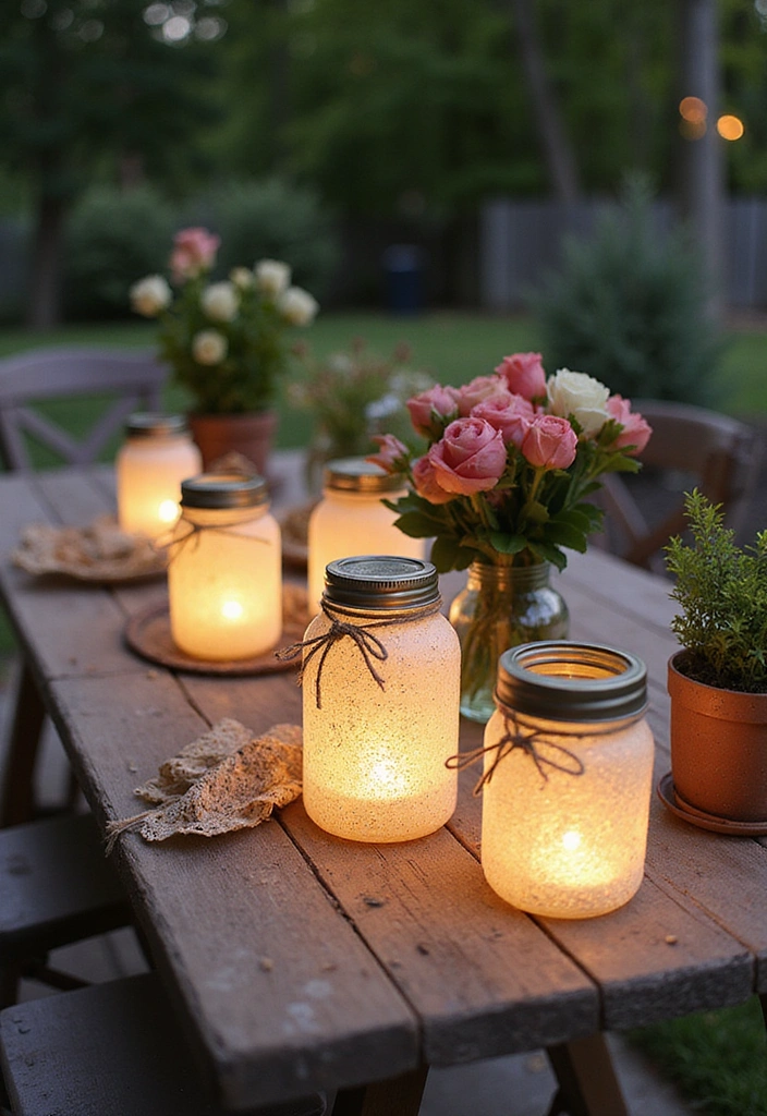 16 DIY Spring Cleaning Decor Hacks That Will Revitalize Your Home! - 12. DIY Mason Jar Lanterns