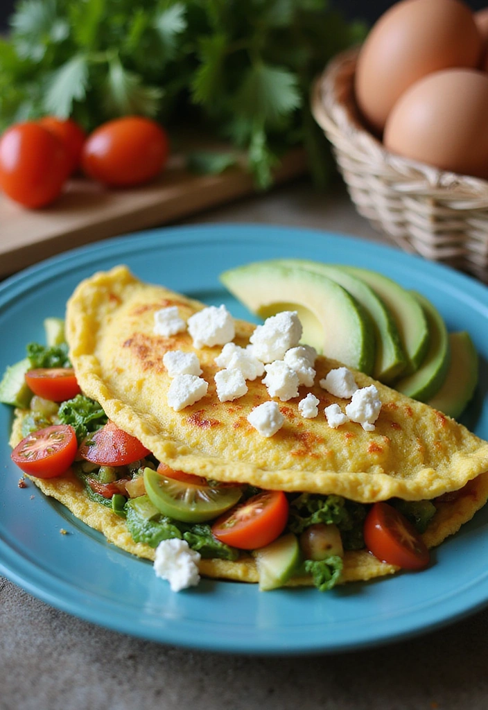 15 Quick and Easy Spring Meal Prep Ideas That'll Transform Your Weeknight Dinners! - 7. Veggie-Packed Omelette