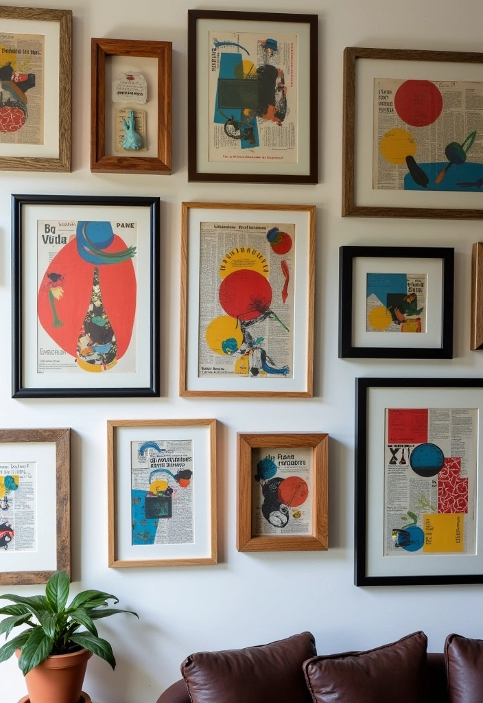 15 Fabulous Home Aesthetic DIY Projects That'll Transform Your Space on a Budget! - 3. Custom Framed Art