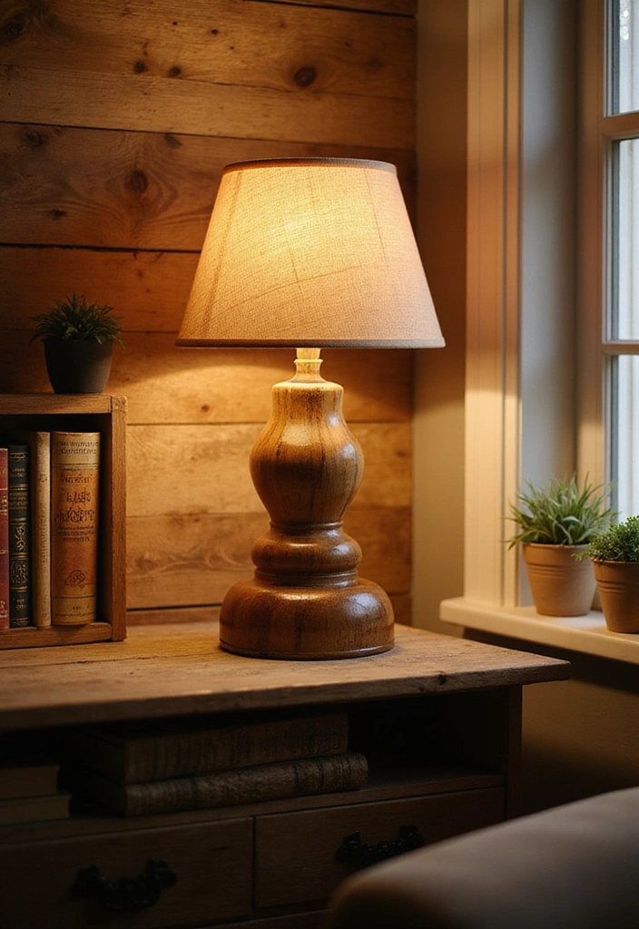 19 DIY Lighting Projects That'll Instantly Elevate Your Home Aesthetic! - 2. Rustic Wooden Pallet Lamp