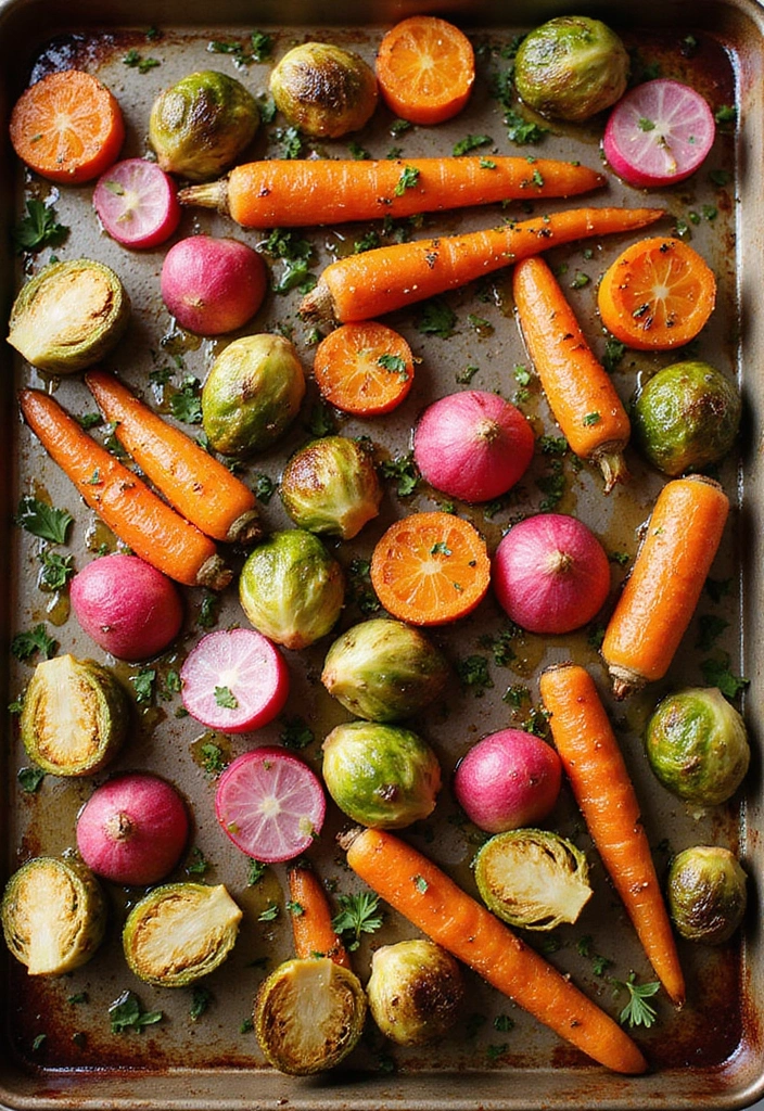 15 Quick and Easy Spring Meal Prep Ideas That'll Transform Your Weeknight Dinners! - 5. Roasted Spring Vegetables