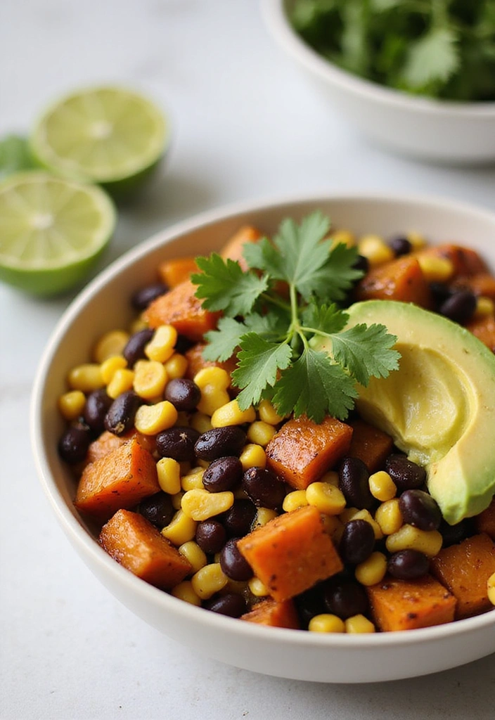 15 Quick and Easy Spring Meal Prep Ideas That'll Transform Your Weeknight Dinners! - 12. Sweet Potato and Black Bean Bowls
