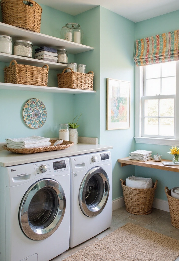 16 DIY Spring Cleaning Decor Hacks That Will Revitalize Your Home! - 15. Stylish Laundry Room Solutions